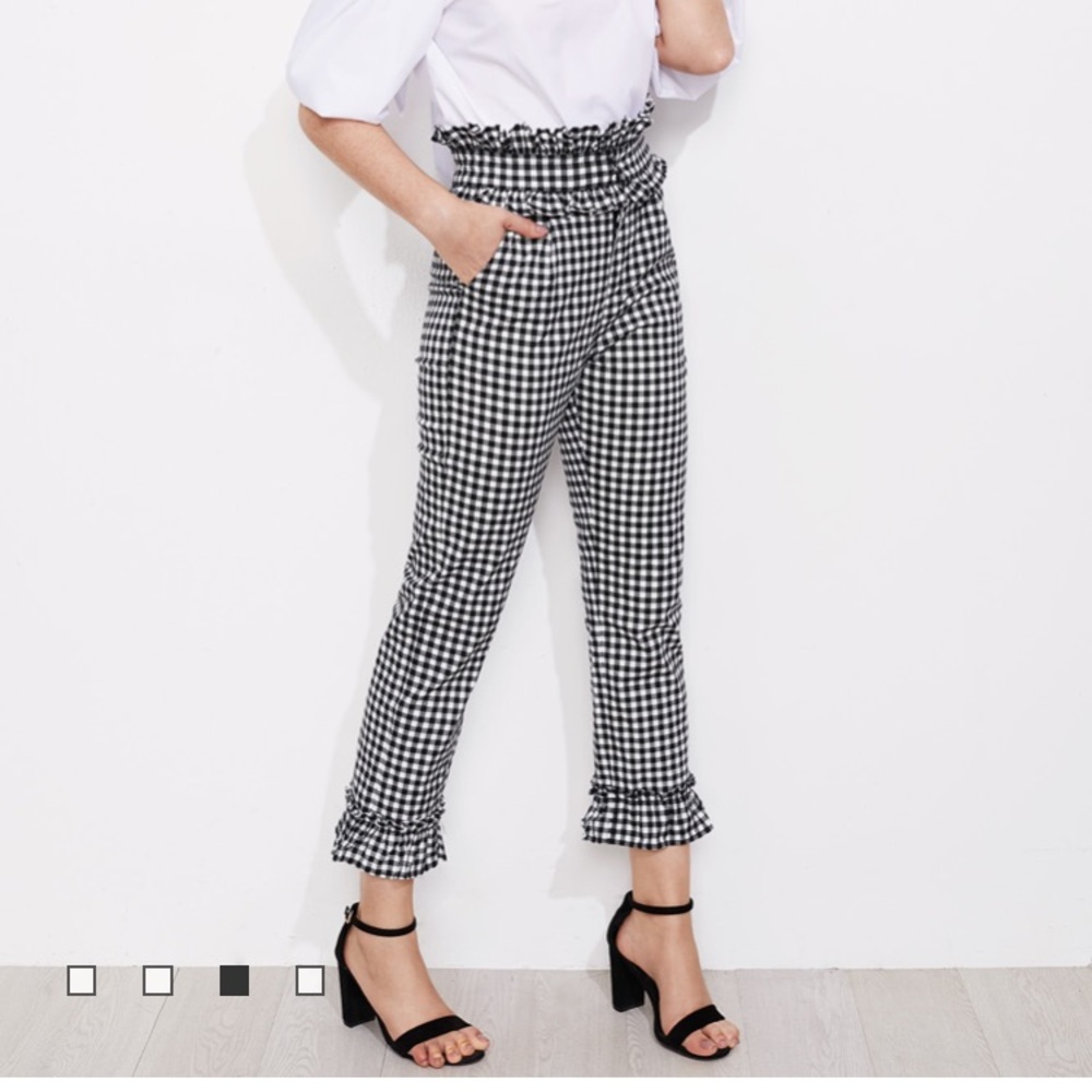 Gingham Pants